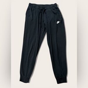 Nike Black Jogger Sweatpants|Small Drawstring Athletic Pants